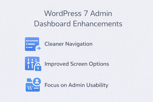 WordPress 7 Admin Dashboard Enhancements WordPress 7 Admin Dashboard Enhancements