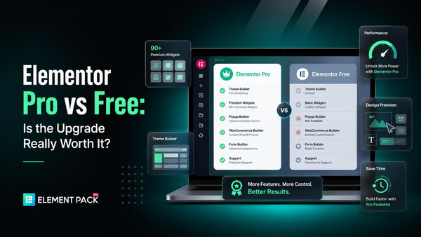 Elementor Pro vs Free in 2026: Is the Upgrade Really Worth It? Elementor Pro vs Free in 2026: Is the Upgrade Really Worth It?