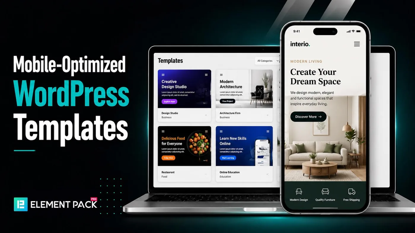 WordPress Templates Optimized for Mobile Devices WordPress Templates Optimized for Mobile Devices