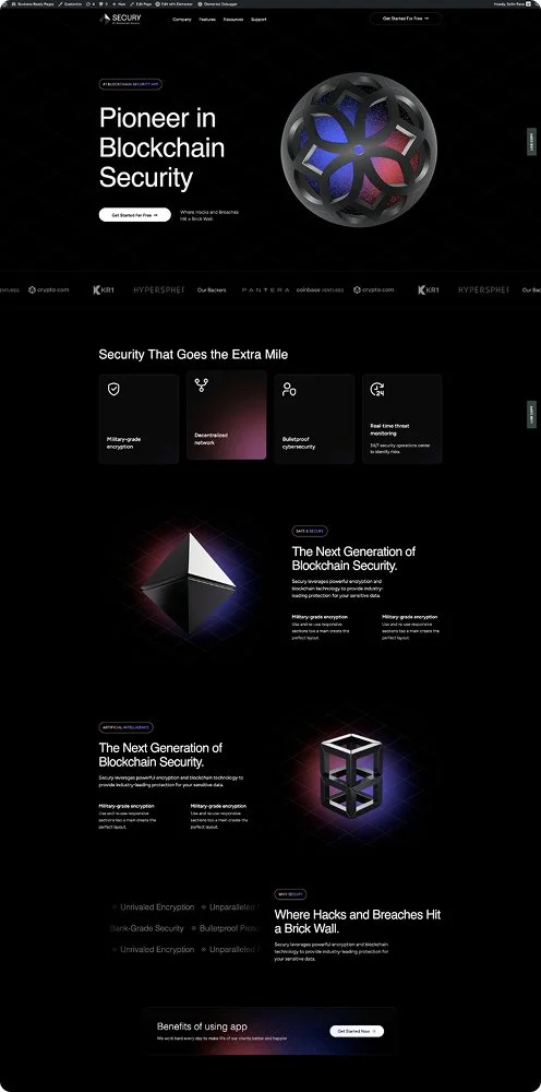Element Pack Pro template preview