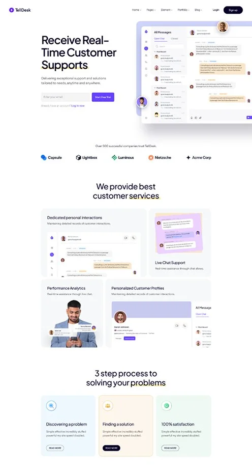 Element Pack Pro template preview