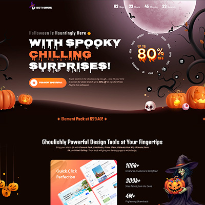 Halloween Landing Page