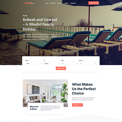 Travel Agency Landing Page