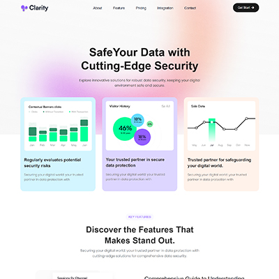 Clarity Features Page