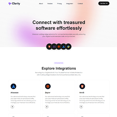 Clarity Integration Page