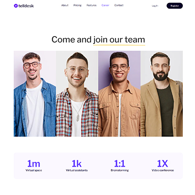 Telldesk Career Page