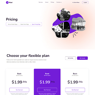 Spixel Pricing Page